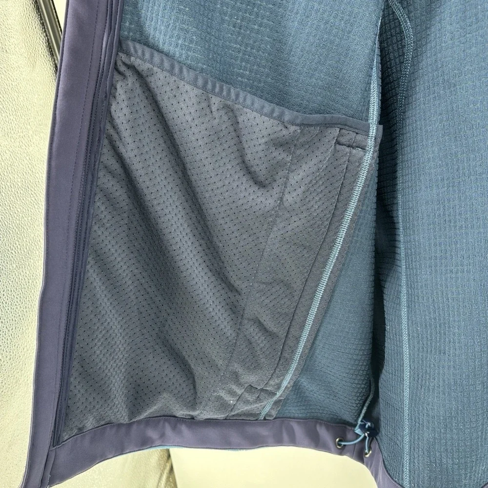 REI‎ Vest Men's XXL Blue Full Zip Outdoor Lightweight Fleece Casual 2XL